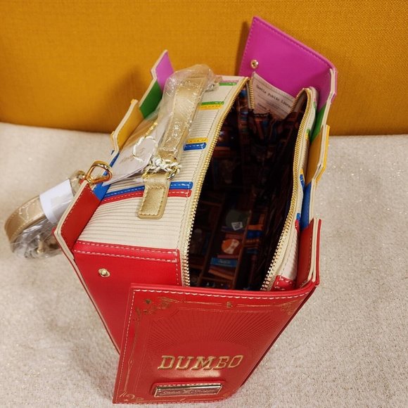 Loungefly Disney Stitch Shoppe Classic Disney Books Crossbody Bag Volume 3 NEW - Picture 12 of 15